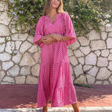 SANDY - VESTIDO LARGO CÓMODO Y DE TENDENCIA
