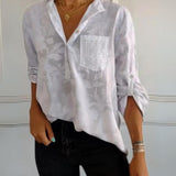 DARYA - TOP CON BOLSILLOS DE ESTAMPADO FLORAL