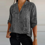 DARYA - TOP CON BOLSILLOS IMPRESO FLORAL
