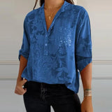 DARYA - TOP CON BOLSILLOS DE ESTAMPADO FLORAL