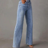 BANIA - JEANS DE PIERNA ANCHA