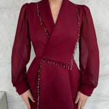 Veloura Midnight Blazer Set