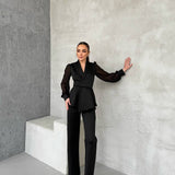 Veloura Midnight Blazer Set