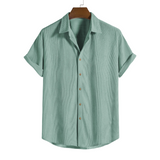 Camisa con Botones y Mangas Cortas