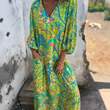 LARESA - Vestido largo bohemio
