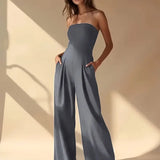 Aleia | Elegant Wide-Leg Jumpsuit