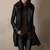 Victoria™ - Luxurious Leather Coat