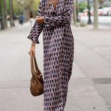 SOIRA - VESTIDO MAXI CON IMPRESIÓN OVALADA