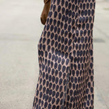 SOIRA - VESTIDO MAXI CON IMPRESIÓN OVALADA