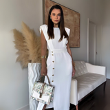 SHEERAH MIDI DRESS