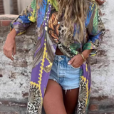 MAROVA – VESTIDO IMPRESO DE MANGAS LARGAS