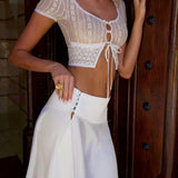 Sunvale Drape Skirt Set