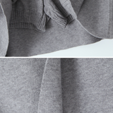 Cleo Knit Button-Up And Mini Skirt Set