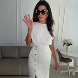 SHEERAH MIDI DRESS