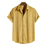 Camisa con Botones y Mangas Cortas