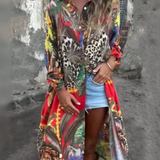 MAROVA – VESTIDO IMPRESO DE MANGAS LARGAS