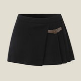 Cleo Knit Button-Up And Mini Skirt Set