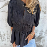 VALETE - BLUSA DE GASA DE ALGODÓN