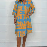 BAROLA - VESTIDO BOHO CON ESCOTE EN V