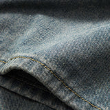 Raven Distressed Cut-Out Jeans