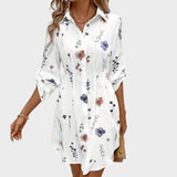 Ellis™ Elegant Floral Print Blouse Dress
