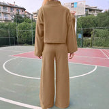 Downtime Luxe Wide-Leg Lounge Set