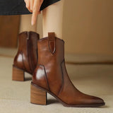 Bottines en cuir intemporelles
