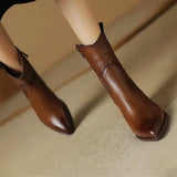 Bottines en cuir intemporelles