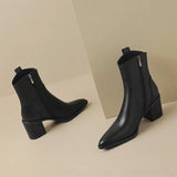Bottines en cuir intemporelles