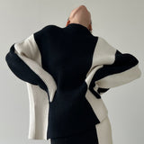 Brooklyn Colour-Block Knit Two-Piece Set