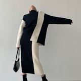 Brooklyn Colour-Block Knit Two-Piece Set