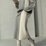 Brooklyn Colour-Block Knit Two-Piece Set