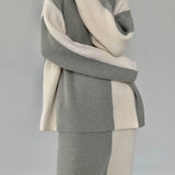 Brooklyn Colour-Block Knit Two-Piece Set