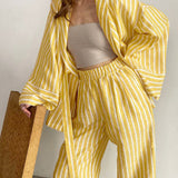 Limoncello Lounge Stripe Set