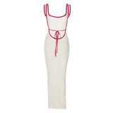 Maribel Coastal Knit Maxi Dress