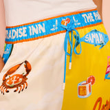 Tropicana Postcard Two-Piece Set