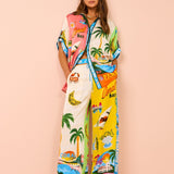 Tropicana Postcard Two-Piece Set