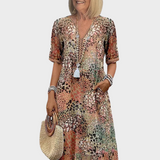 Harper™ - Vibrant Mid Length Dress