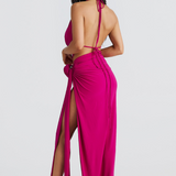 Riviera Bloom Drape Maxi Set