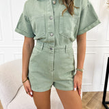 Rodeo Light Denim Jumpsuit