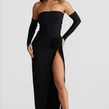 Riviera Bloom Drape Maxi Set