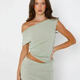 Lori Asymmetric Drape Set