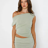 Lori Asymmetric Drape Set