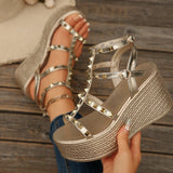 Sandales compensées orthopédique