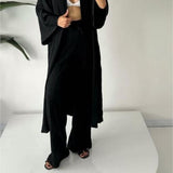 Solana Drape Cardigan Set