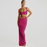 Solara Braided Two Piece Maxi Dress