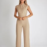 Sculpted Muse Tailored Jumpsuit