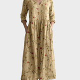 Grace -Maxi Dress with Vintage Floral Print