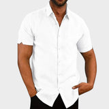 Elian | Lightweight Linen Short-Sleeve Shirt
