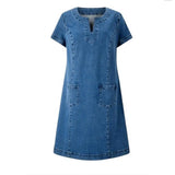 Evie | Soft Denim Dress